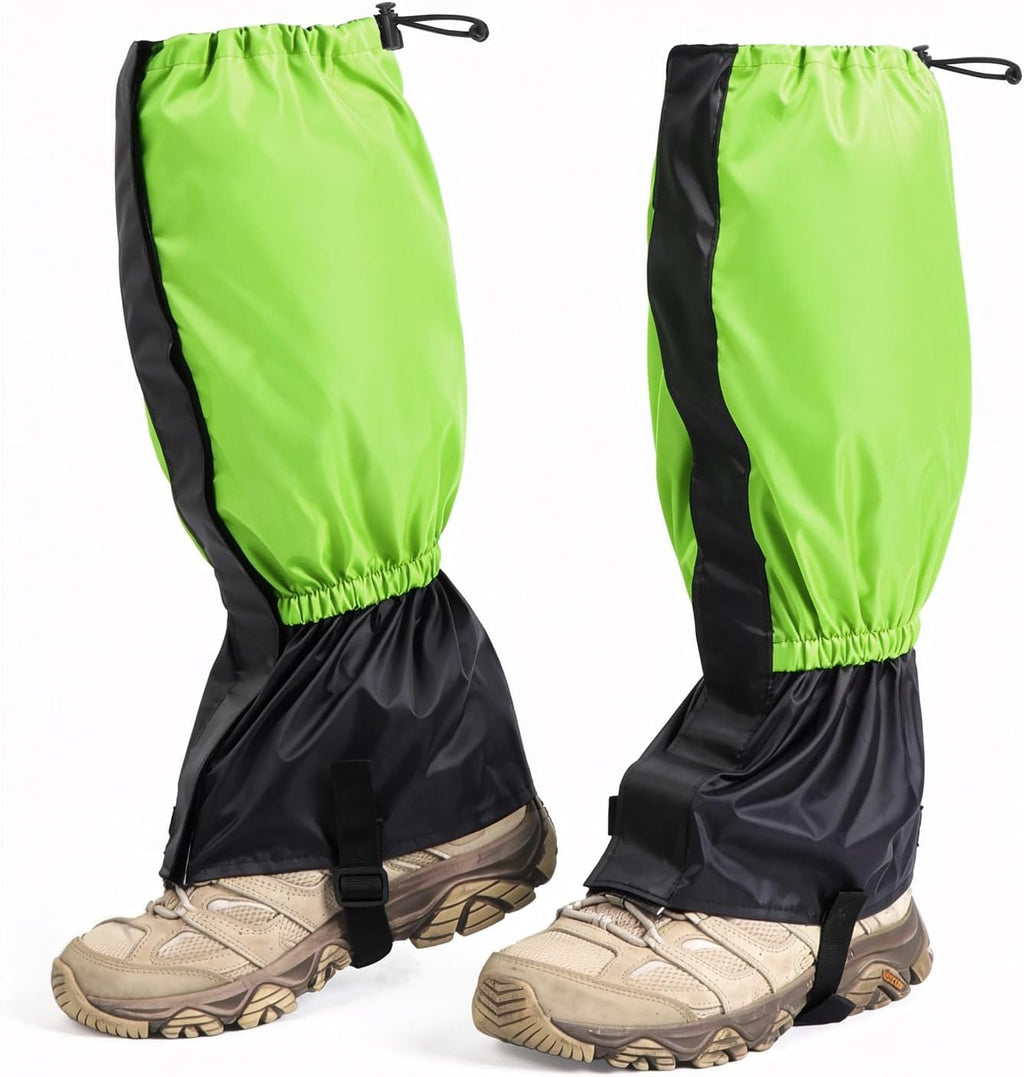 2 PCS Garden Trimming Leg Chaps, Waterproof Lawn Care Leg Gaiters, Adjustable Leg Gaiters, Weed Eating Leg Protectors for Women Men, Leg Guards for Garden and Farm Working Hiking Climbing Hunting