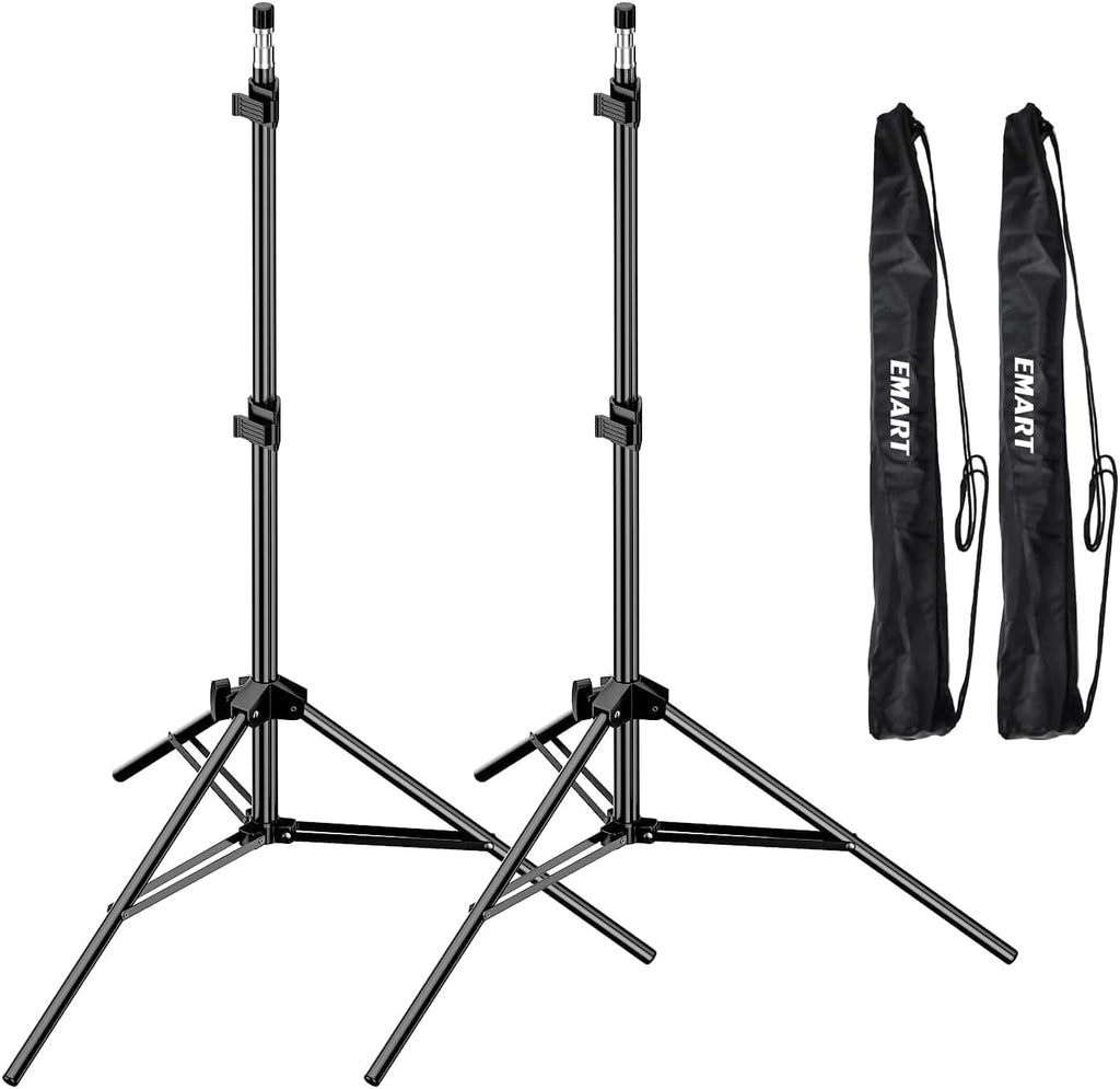 EMART 7Ft Light Stand for Photography, Speedlight, Flash, Softbox-2 Pack