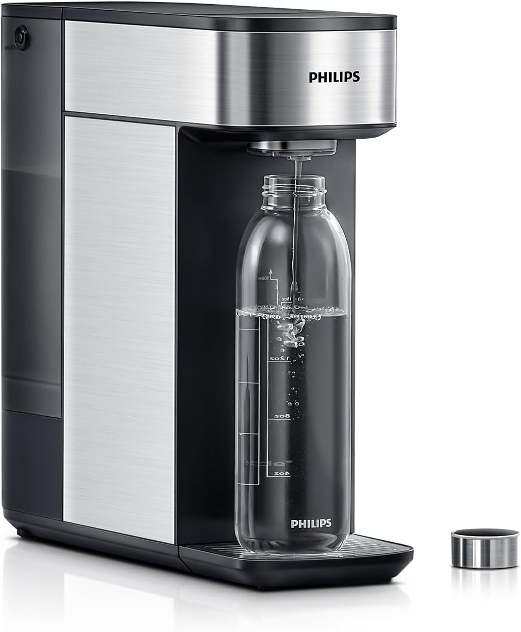 PHILIPS Reverse Osmosis Water Filter Countertop, Compact 5 Stage RO Water Filtration System Purifier Dispenser with Aquaporin Technology, NSF/ANSI 372 Certified, Reduce TDS