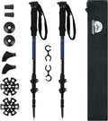 Trekking Poles Collapsible Hiking Poles, Lightweight Aluminum Hiking Sticks