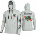 Fishing Shirts for Men,UPF50 Hooded Long Sleeve with Gaiter, Sun Protection Dry Fit Apparel, Face Mask, Fishing Clothes