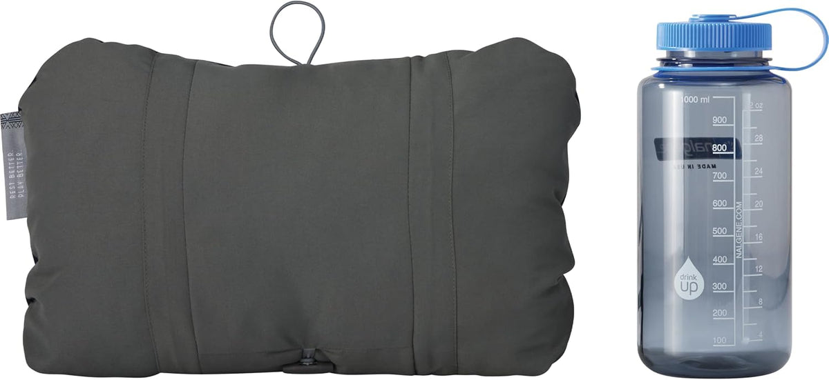 Therm-a-Rest Compressible Cinch Camping and Backpacking Pillow, Regular - 14 x 18 Inch, Desert