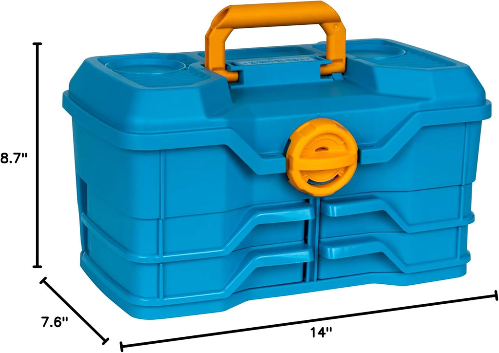 Flambeau Outdoors NextGen 4/0 M Tackle Box 4 Pivot Trays 23 Slots, Blue