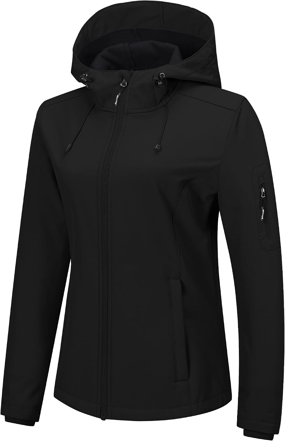 Outdoor Ventures Women's Softshell Jacket Fleece Lined Waterproof Rain Coat