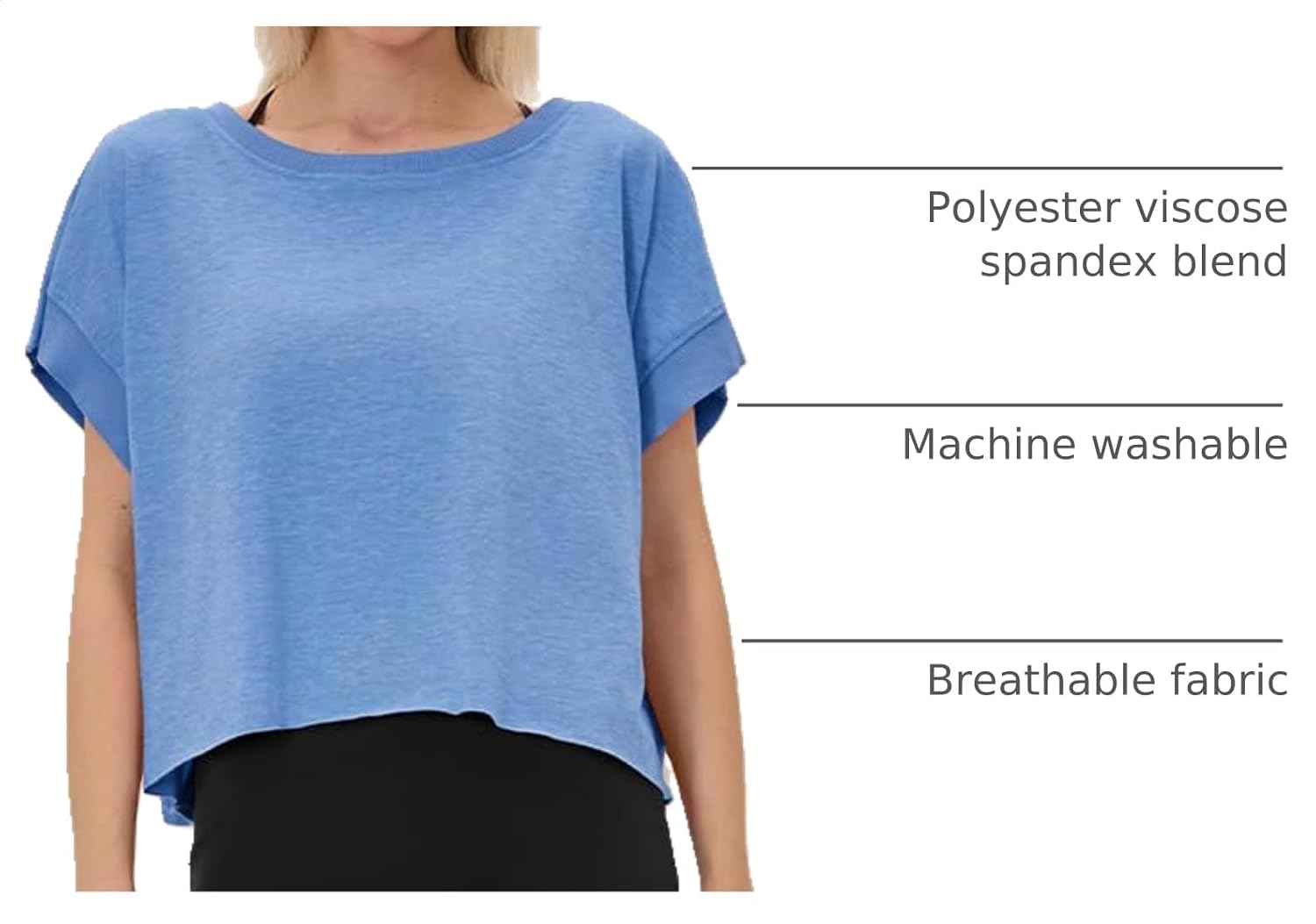 UNIANKIYA Open Back Workout Tops for Women Loose Fit Athletic Crop Tee Short Sleeve Gym Running Yoga Shirt