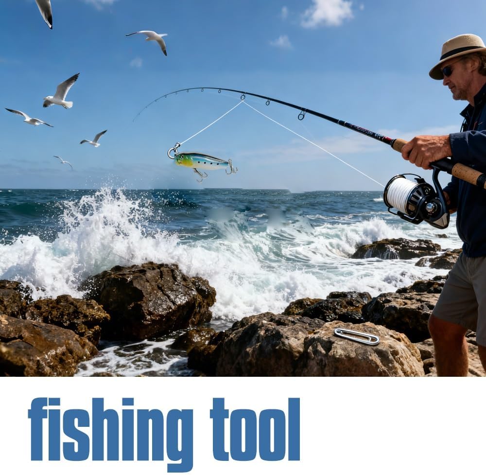 Advent Calendar Fishing Countdown 24 Days Fishing Lures Set for Fisher Adult Men Surprise Gift for Father, Grandpa