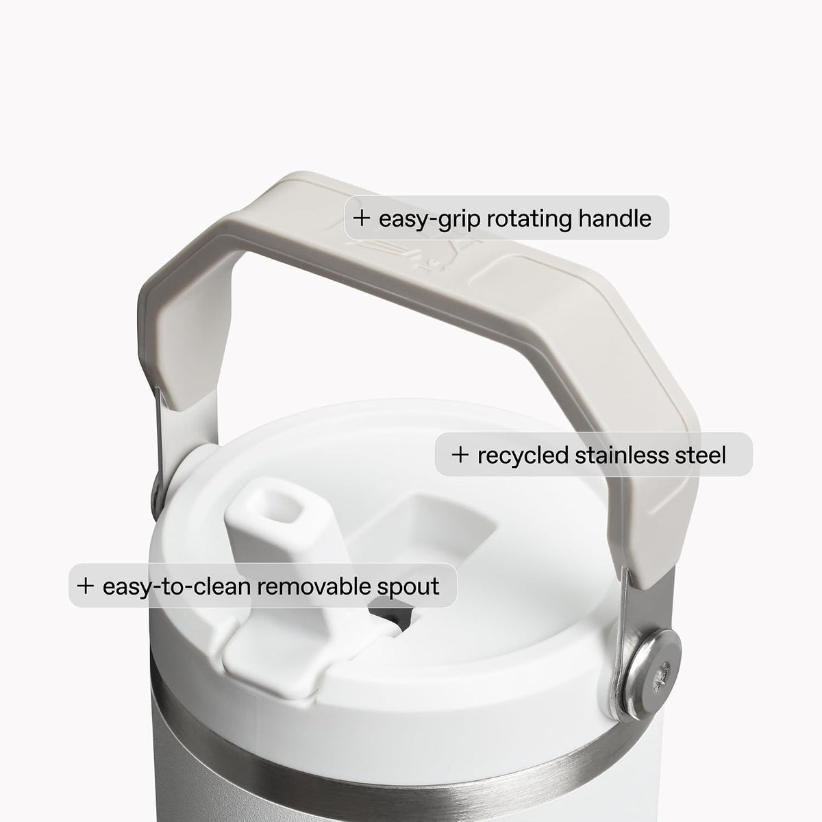 STANLEY IceFlow 2.0 Flip Straw Tumbler, 30 oz, Ash