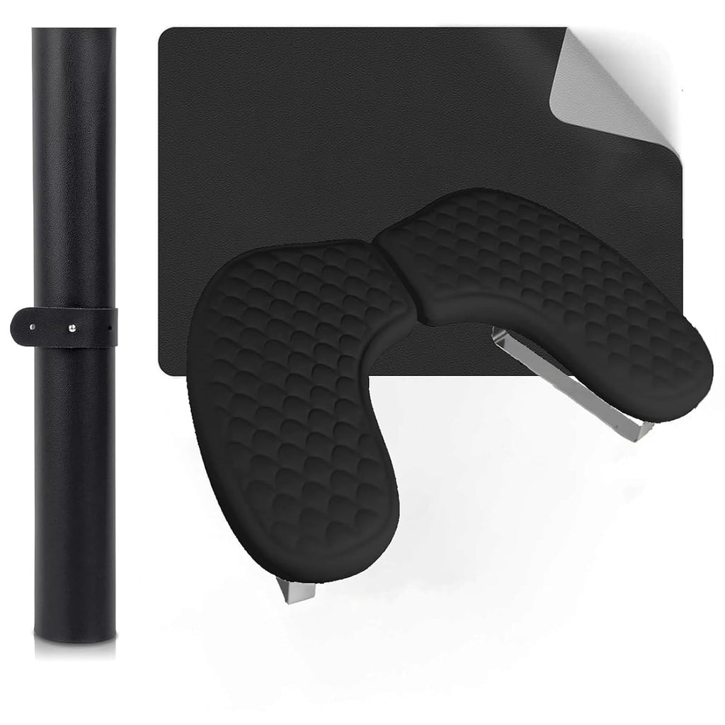 Arm Rest for Nails,U-shaped Manicure Nail Hand Rest Pillow Cushion,Foldable PU Leather Nail Tech Arm Rest for Nails Tech,Foot Hand Rest (Black)