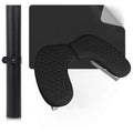 Arm Rest for Nails,U-shaped Manicure Nail Hand Rest Pillow Cushion,Foldable PU Leather Nail Tech Arm Rest for Nails Tech,Foot Hand Rest (Black)
