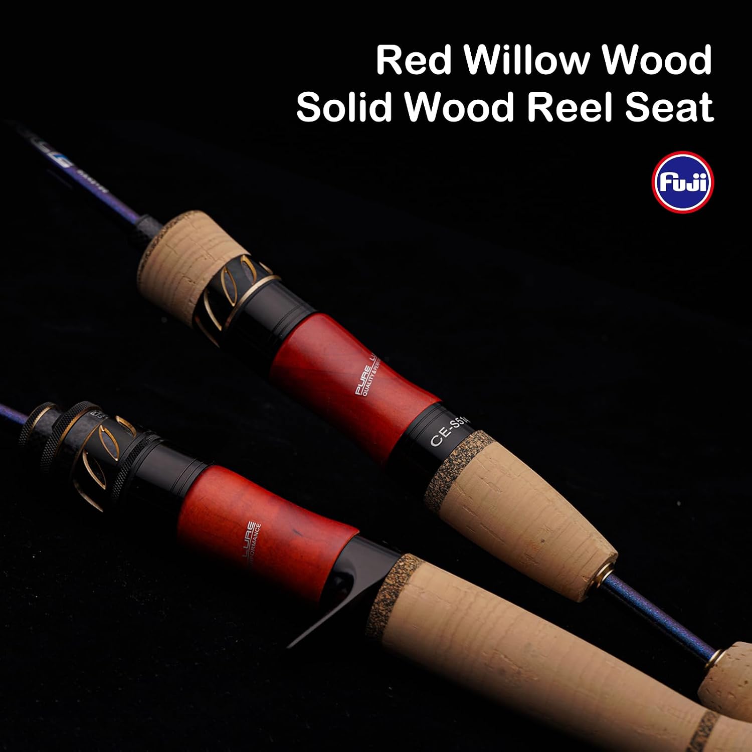 PURELURE Creek Dance Ultralight Travel Rod 2/3/4 Piece, 4'9''-6' BFS Rod