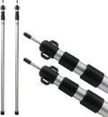 Sunnyglade 2 Pcs Adjustable Tarp Poles Telescoping Rods Aluminum Silver