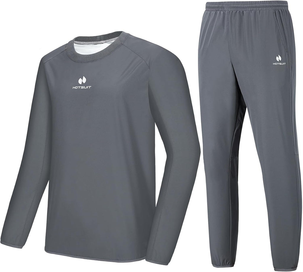 HOTSUIT Men Sauna Suit Sweat Suits Durable Gym Exercise Workout Jacket