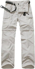 mixtiq Mens Hiking Convertible Pants Water-Resistant Quick Dry Pants