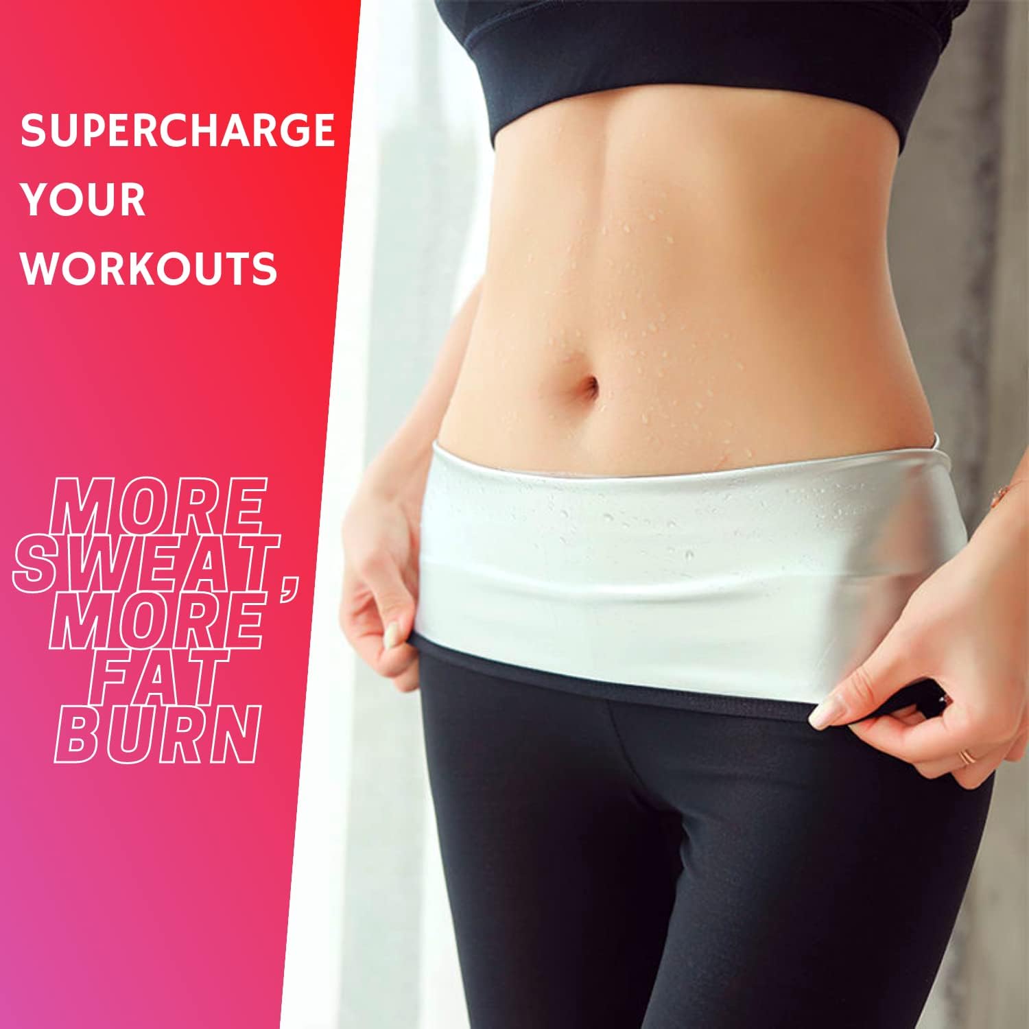Nano Hertz Sauna Sweat Suit Shapewear Shorts Pockets Waist Trainer Body Sweatsuit Exercise Fitness Gym Women Girl