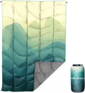 Outdoor Puffy Camping Blanket, Large Outdoor Blanket Waterproof, 55*79''