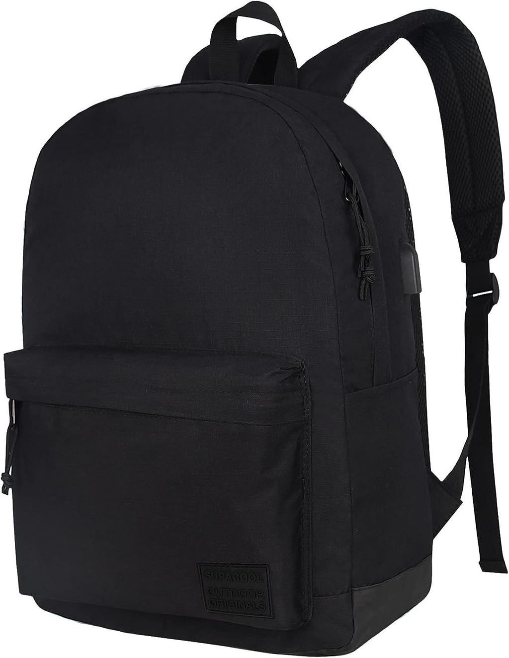 SUPACOOL Large Laptop Backpack with USB Charging Port for Men and Women