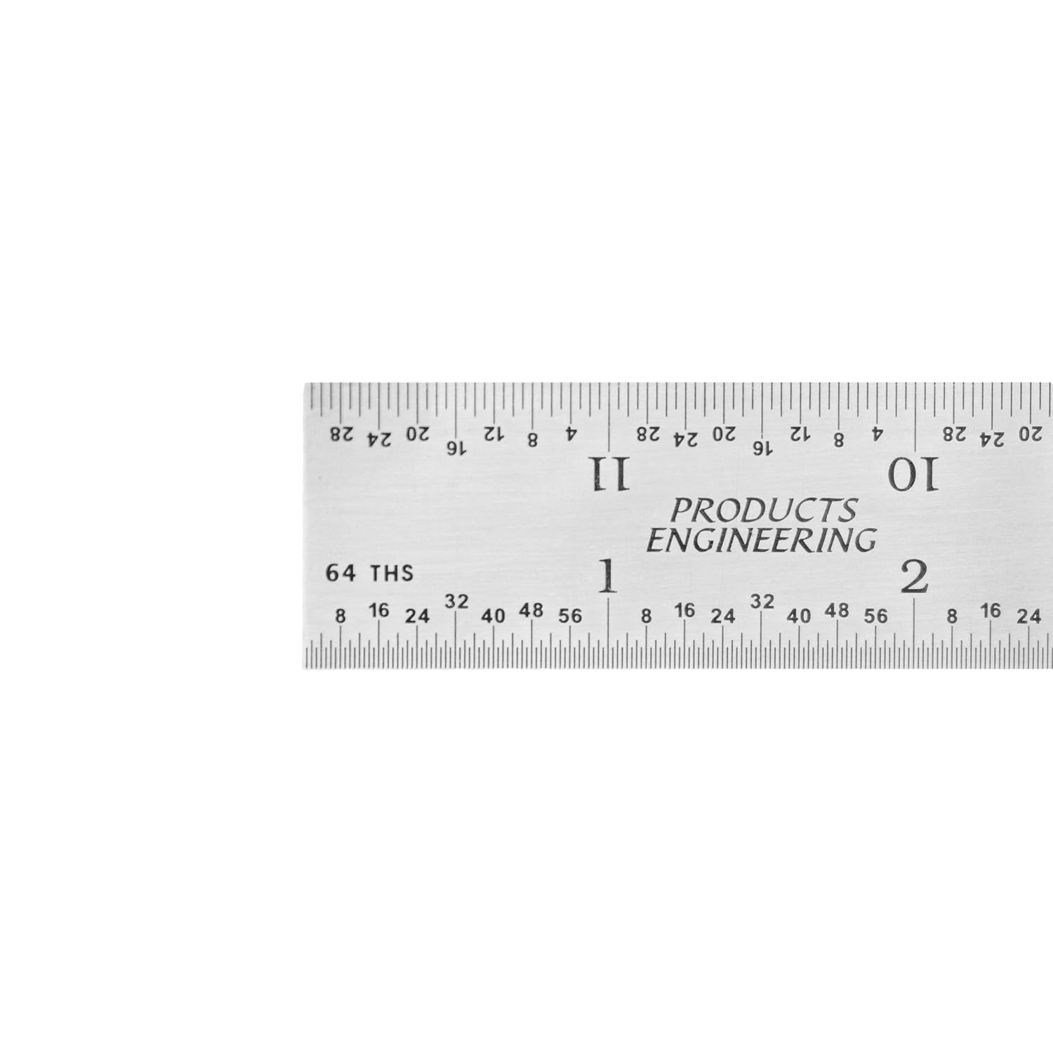 PEC Tools 12" Metal Ruler, Made in USA