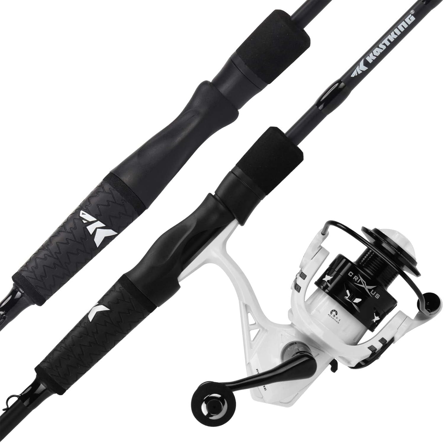KastKing Crixus Baitcaster & Spinning Fishing Rod and Reel Combo