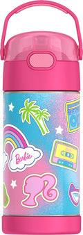 THERMOS FUNTAINER Water Bottle with Straw, 12oz, Barbie