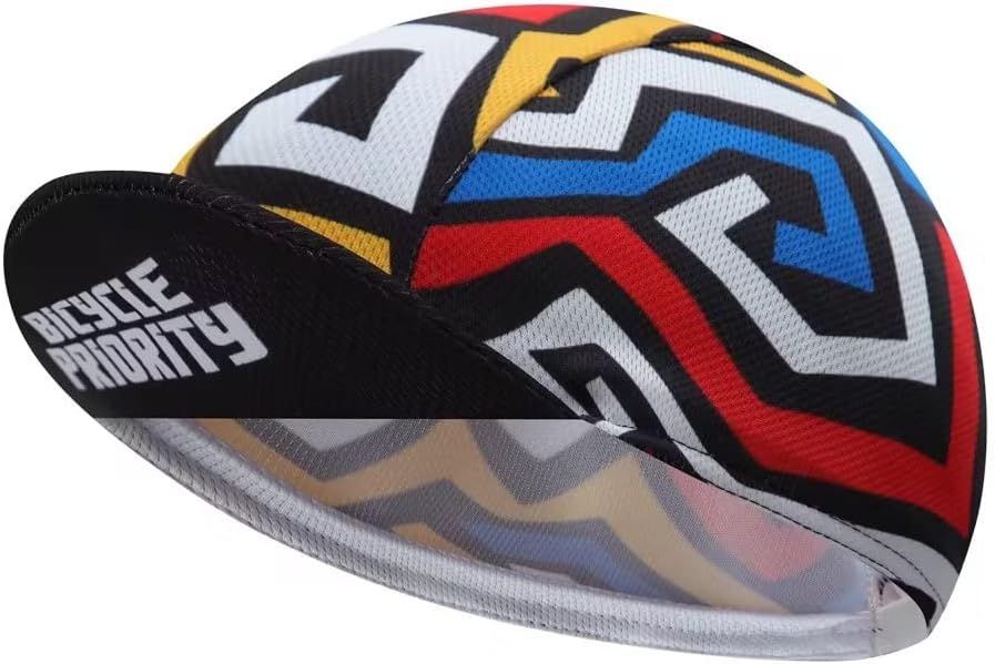 Man's Cycling Cap - Polyester Road Cycling Hat-Under Helmet - Cycling Helmet Liner Breathable&Sweat Uptake