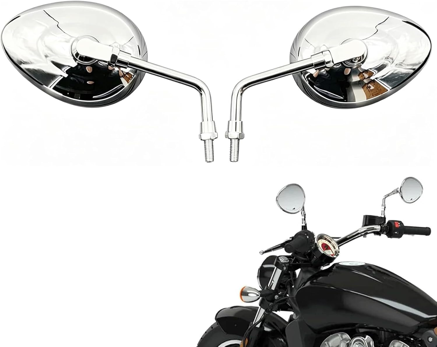 Motorcycle Rearview Mirror for Indian Chief Classic Chieftain Scout Bobber