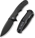 CIVIVI Praxis Folding Pocket Knife, 3.75" Blade Micarta Handle C803G
