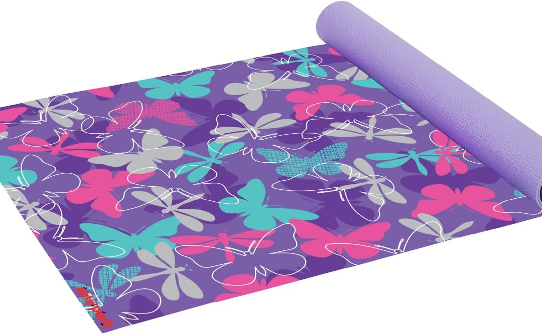 Antsy Pants Kids Yoga Mat - Non-Slip Exercise Mat, 60" x 24", 3mm