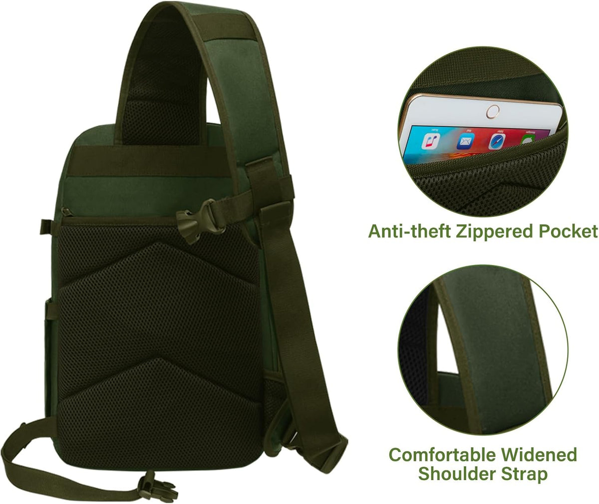 MOSISO Camera Sling Bag, Tactical Camera Crossbody Bag Case Photography