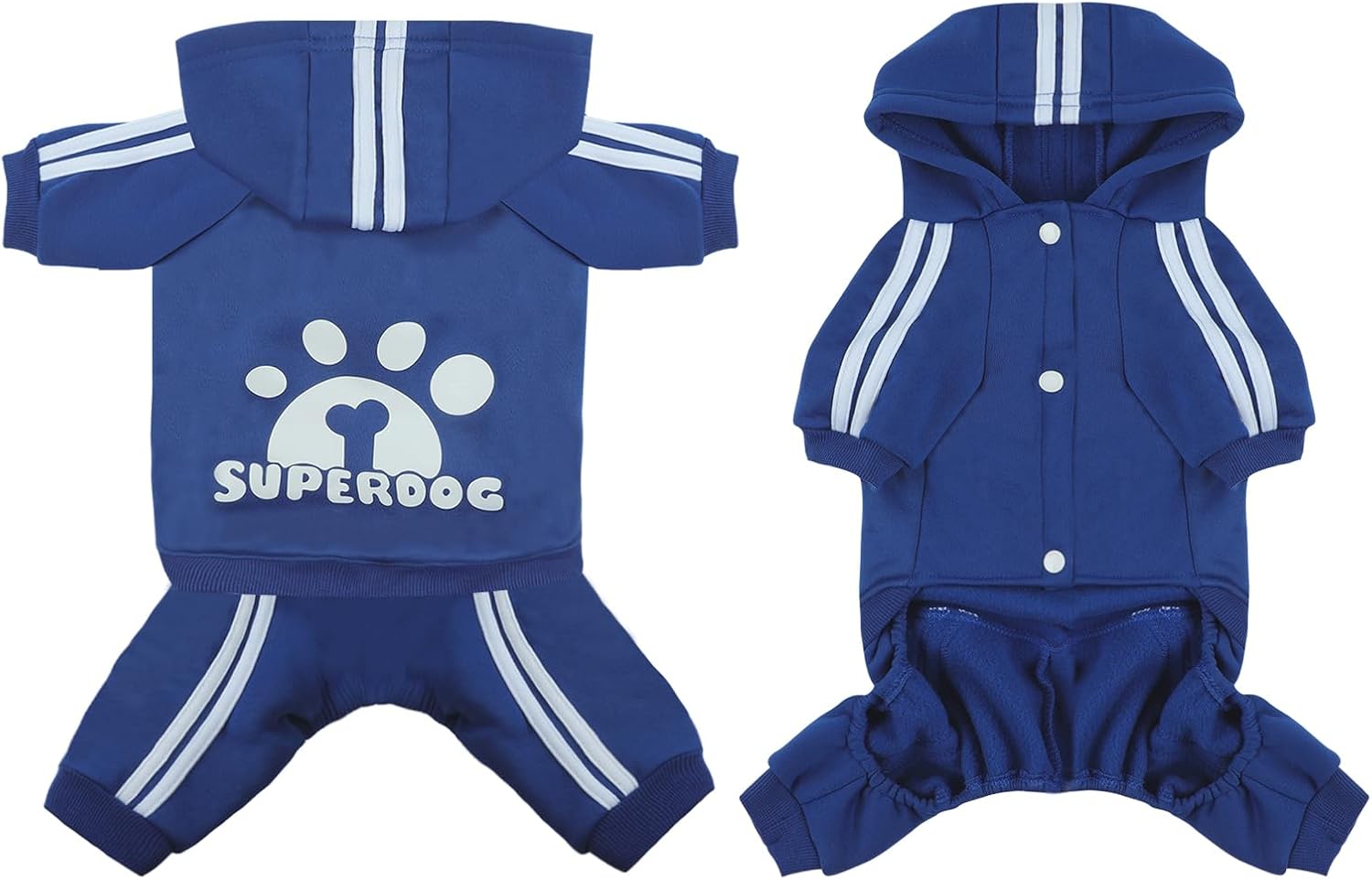 Dog Hoodie 4 Legs Jumpsuit Puppy Clothes Pullover Sweatshirt Pet Coat