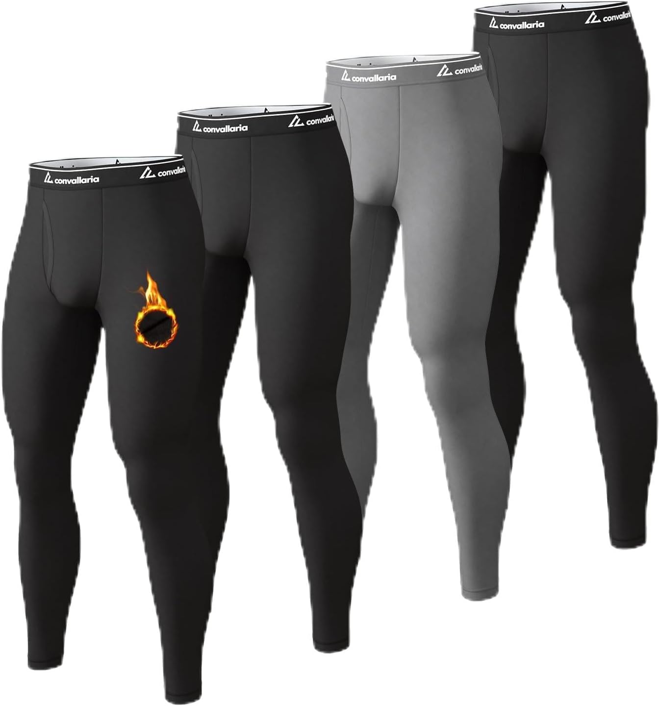 Men's Thermal Pants Long Johns Bottom Athletic Base Layer