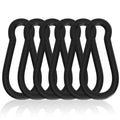 Carabiner Clips, 5.5IN Heavy Duty Spring Snap Hook, 6PCS