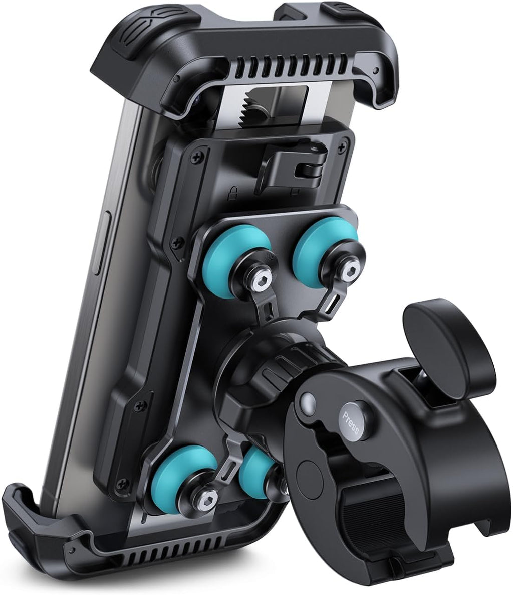 Lamicall Motorcycle Phone Mount Holder with Dual Vibration Dampener