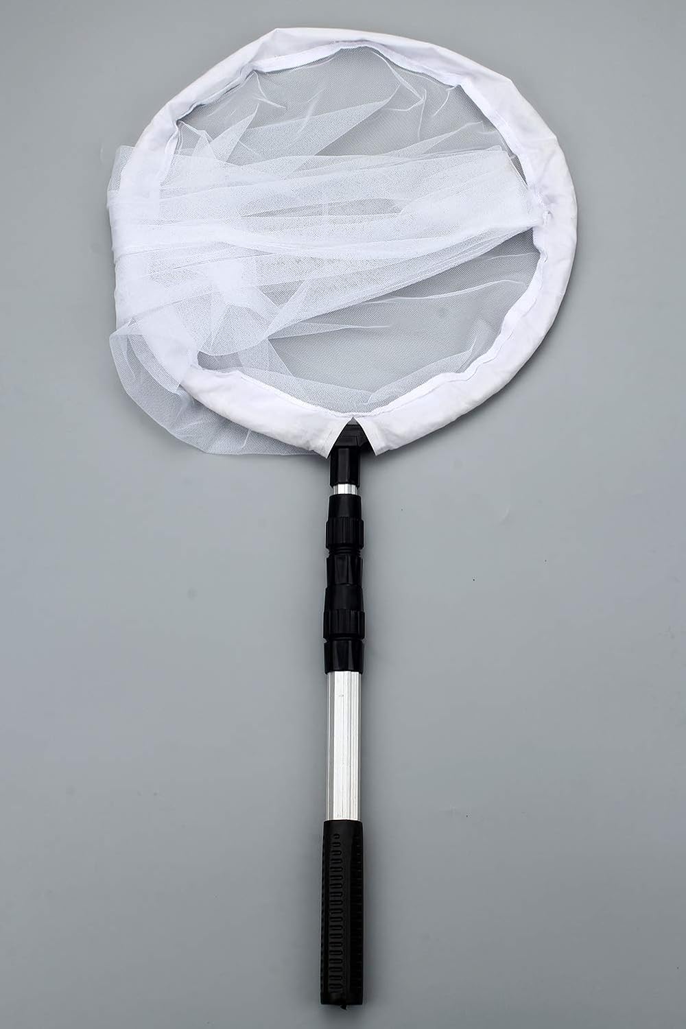 Insect and Butterfly Net with 12" Ring, 24" Net Depth, Handle Extends to 36 Inches