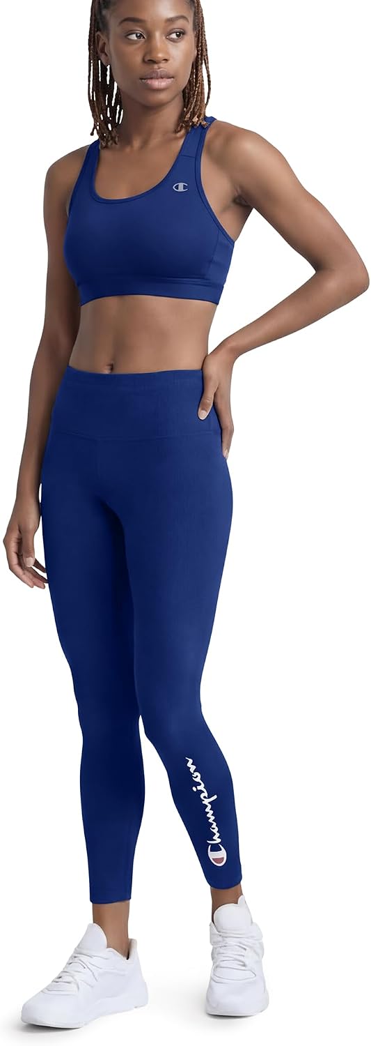 Champion Women's Sports Bra, High-Impact Compression, Moisture-Wicking Fabric