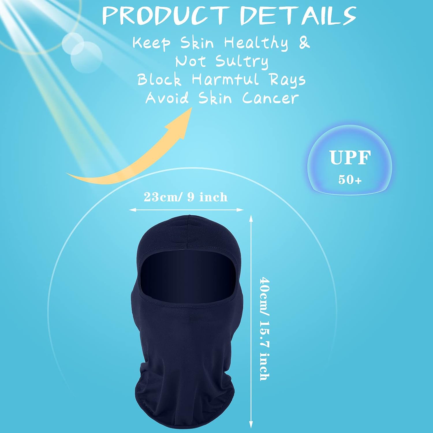 Geyoga 12 Pcs Ski Mask Balaclava Full