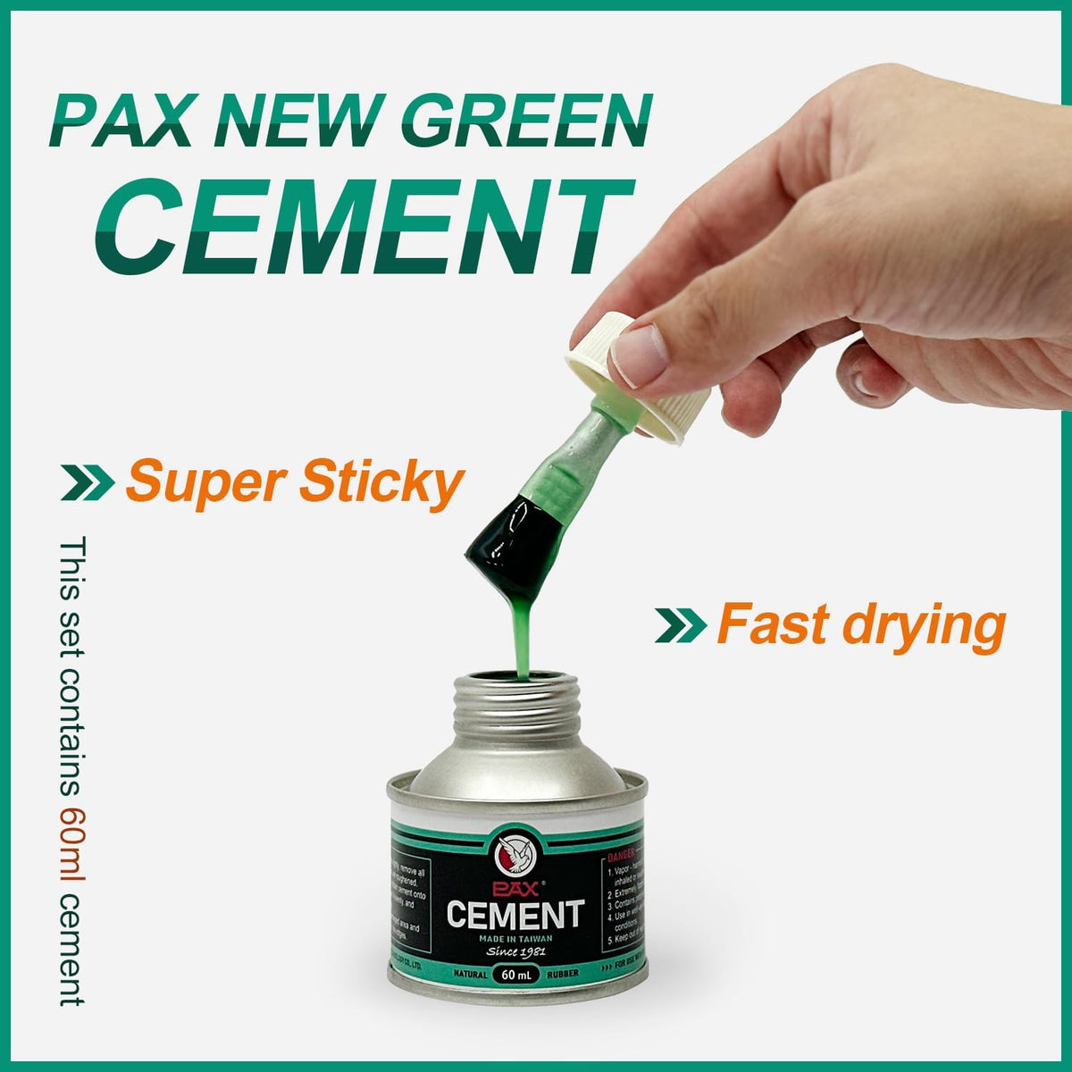PAX 30 Pcs 32mm Round Universal Tire Patch Kit for Inner Tubes, with 60ml Green Rubber Cement, Tube Patch Kit for Bike, Motorcycle & Inflatable Tires (Not Plug, Not Sealant)