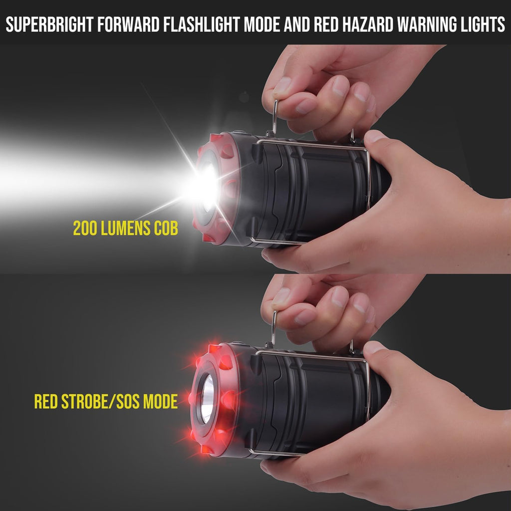 Lichamp 4 Pack Lantern Camping Essentials Lights, Collapsible Lanterns