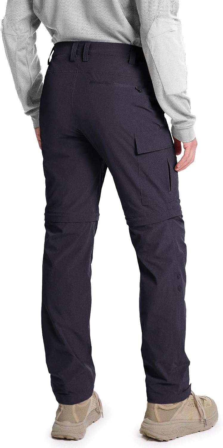 Moosehill Men's Hiking Pants: Convertible Quick-Dry