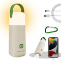 Rechargeable Camping Lantern, 350h Runtime Mini Flashlight with Hock,Green