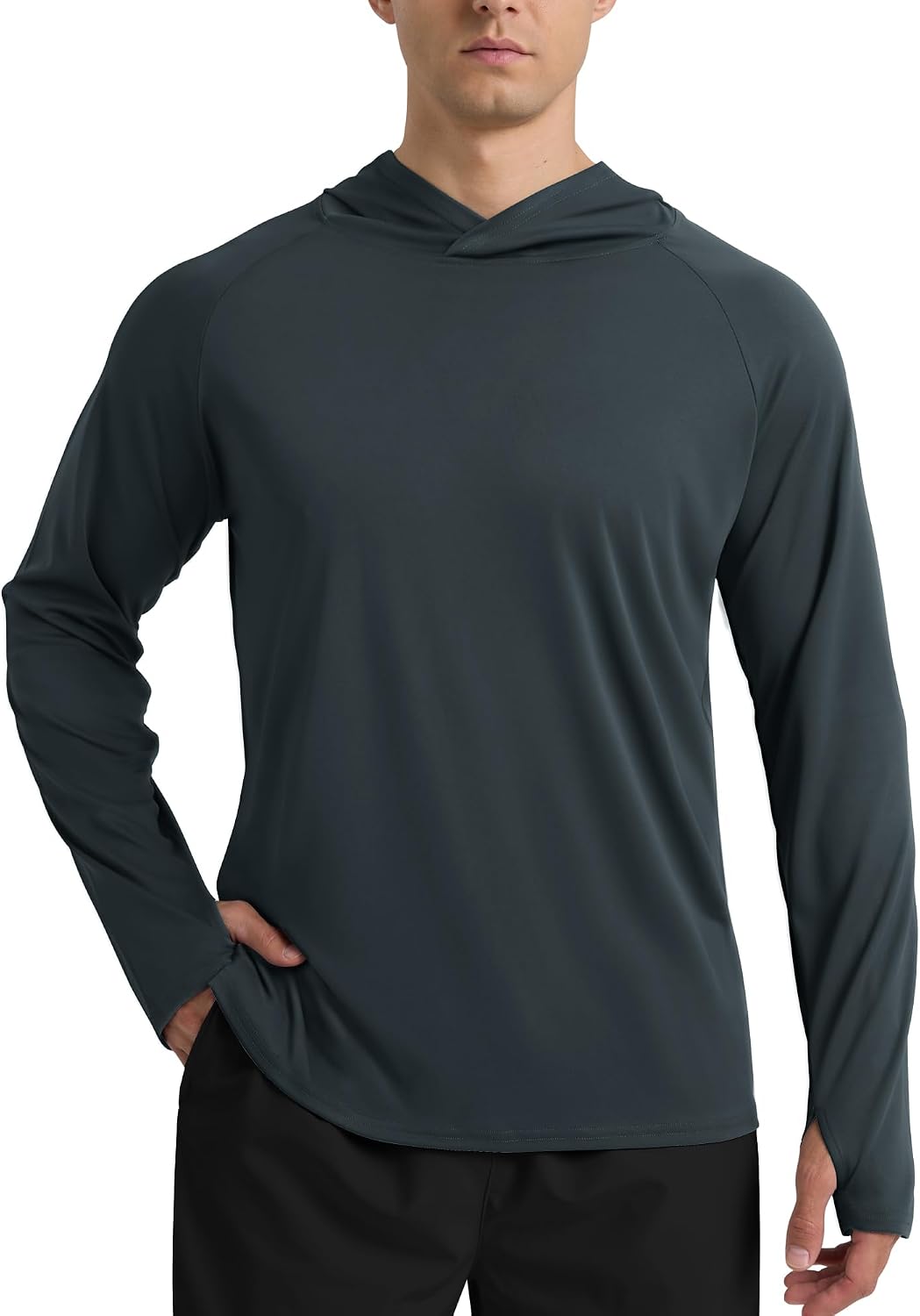 UPF 50+ Fishing Shirts for Men - Long Sleeve UV Sun Protection Hoodie