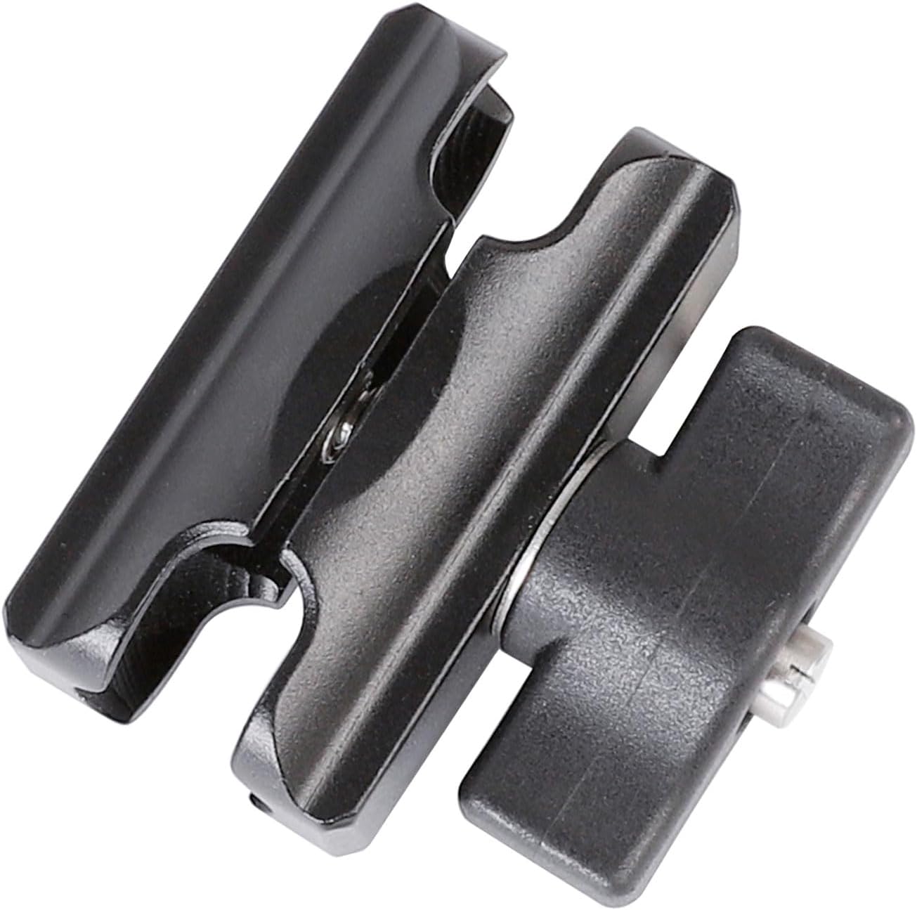 Double Socket Arm Aluminum Alloy Long Arm Full Length 5.9",Compatible with RAM Mounts and Motorcycle/Bike/Car Cellphone Holder with 1 Inch Ball