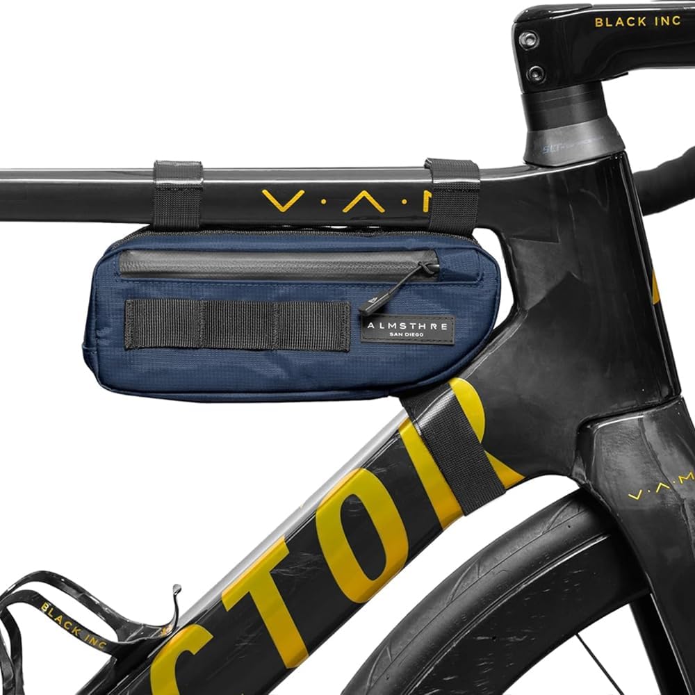 ALMSTHRE Bike Frame Bag | Weather-Resistant, Waterproof Zippers & Dual-Sided Access for Road, MTB, and Ebike Frames