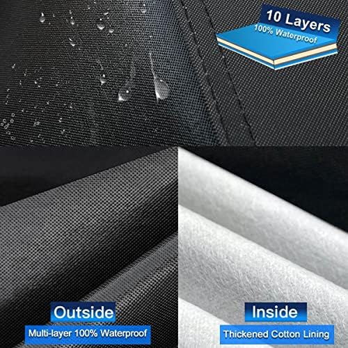 10 Layers Car Cover Waterproof All Weather for Coupe Hatchback, Outdoor Car Covers Custom Fit for Audi TT, BMW Z4, Crossfire,Toyota 86, Porsche 718 Cayman Boxster, Subaru BRZ, Ford Focus,etc