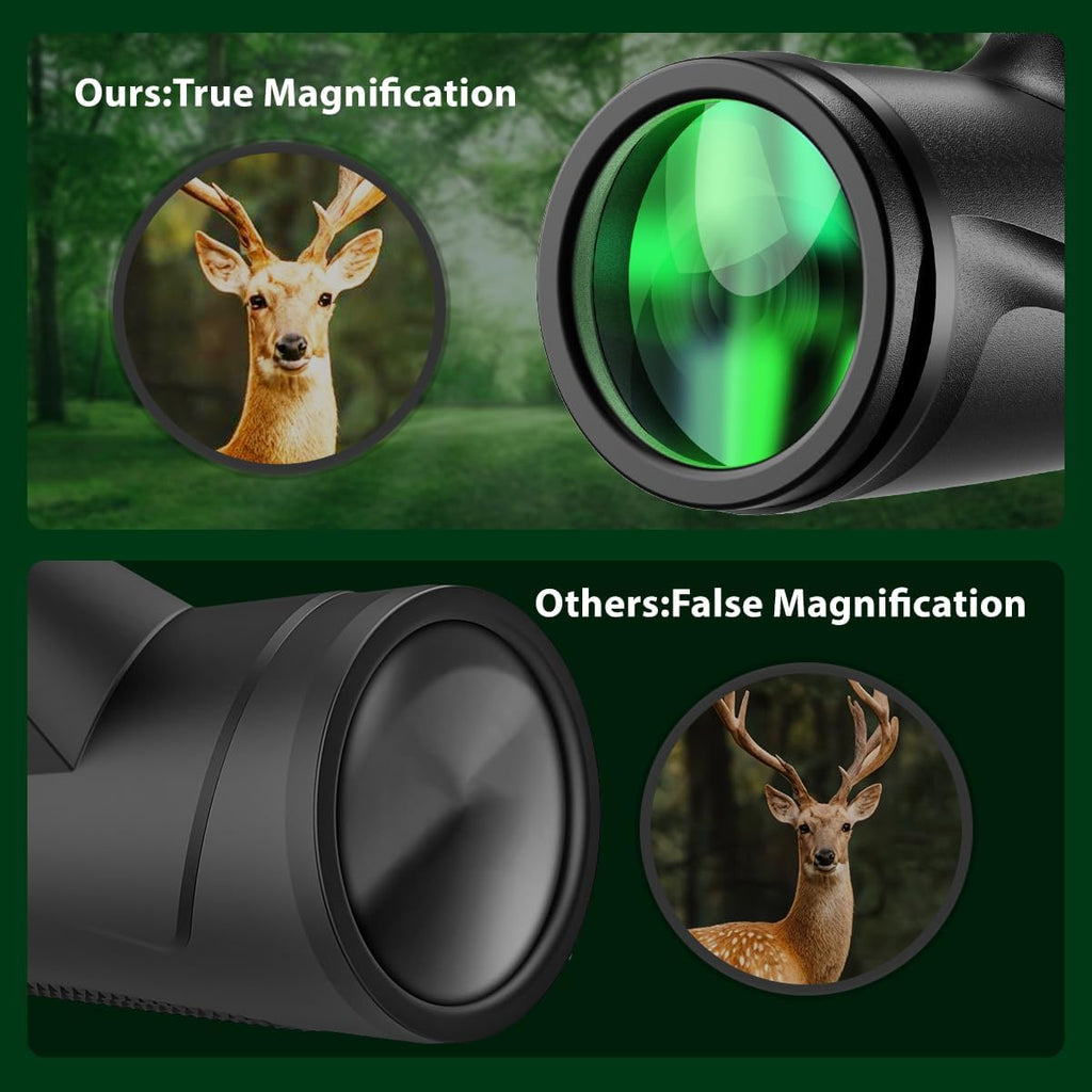 Monocular Telescope 80 x 100 High Powered Monoculars for Adults with Tripod, Monocular for Smartphone Suitable for Bird Watching Larger Vision Monoculars for Adults with BAK4 Prism & FMC Lens Black