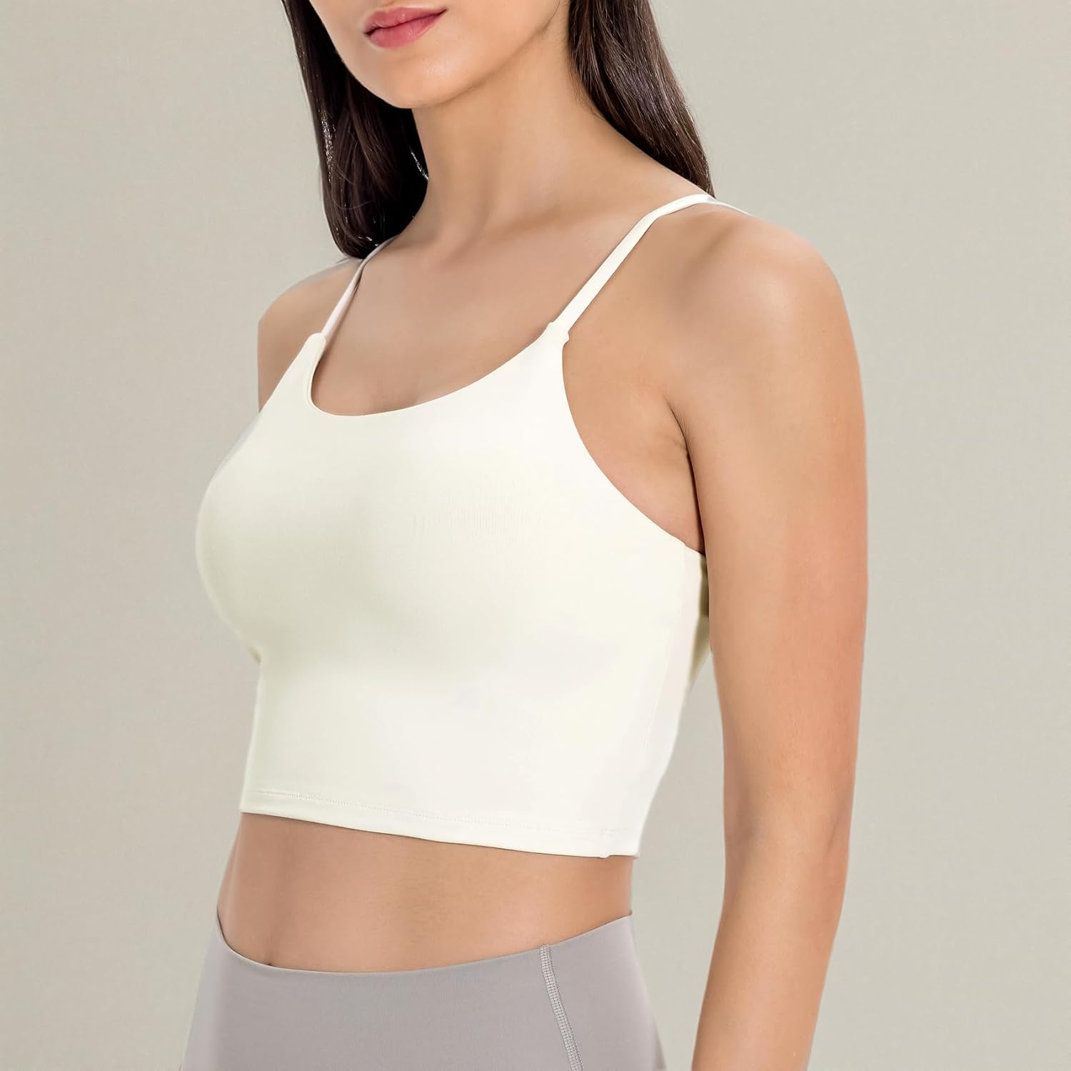 Lemedy Women Padded Sports Bra Yoga Tank Top