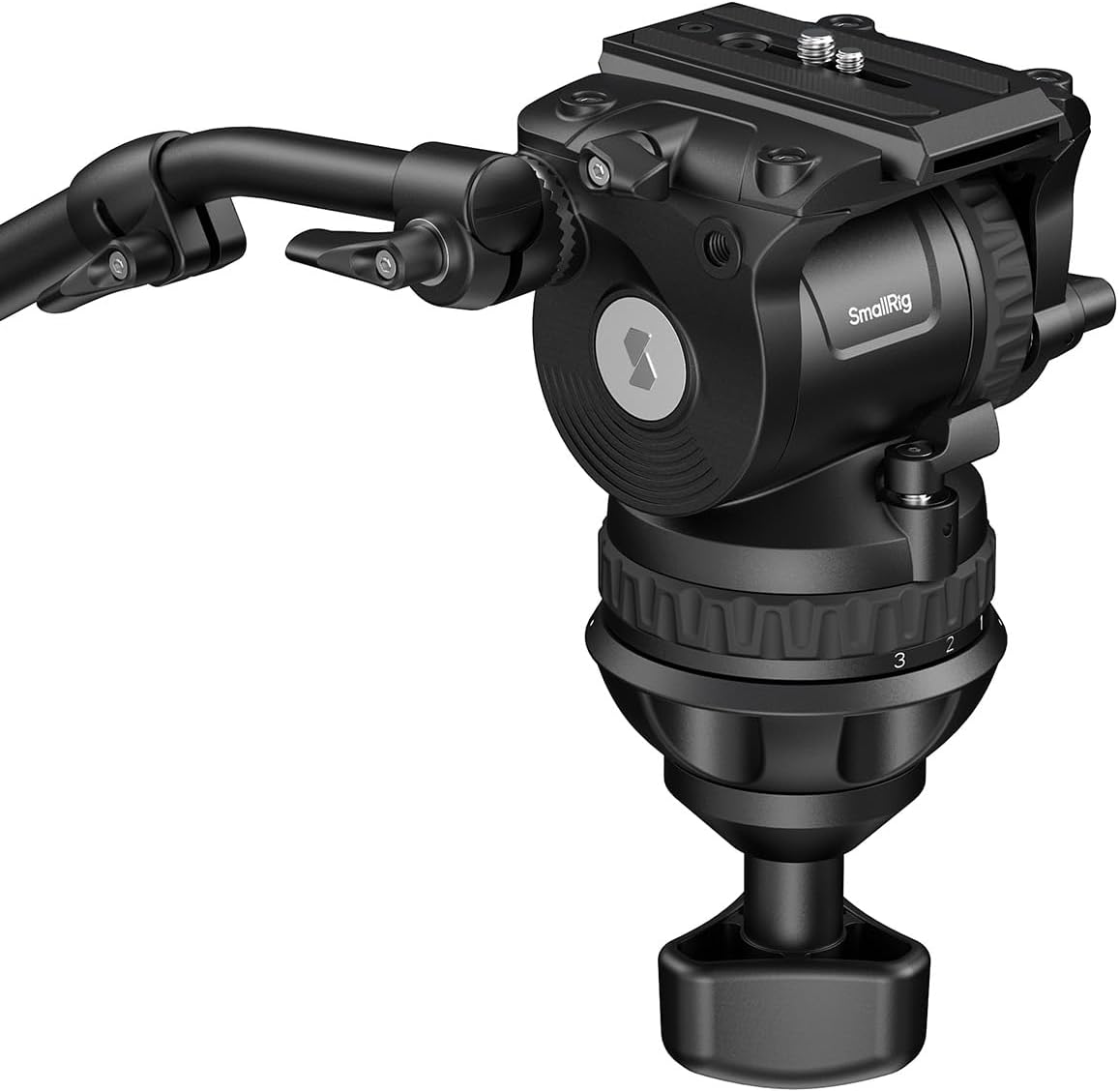 SmallRig Heavy Duty Tripod Fluid Video Head with φ75mm Bowl Base