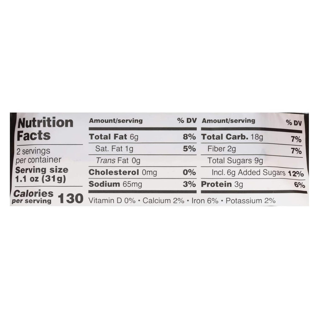Kate's Real Food Organic Energy Bars Peanut Butter Hemp Flax (2.2 oz, 6 ct)