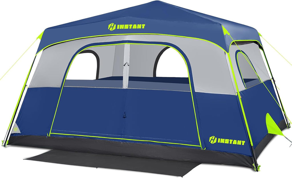 4/6/8/10 Person Instant Tent,Pop Up Tents for Camping with Rainfly