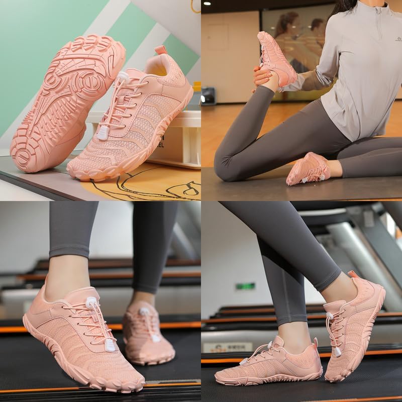 Barefoot Shoes Men Women Minimalist Shoes Zero Drop Workout Cross-Trainer Hiking Water Wide Toe Box Grounded Footwear Weightlifting Walking