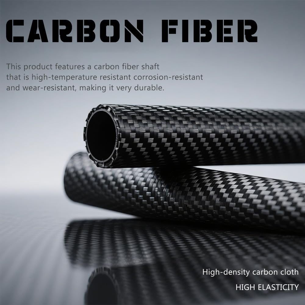 Ultralight Carbon Fiber Trekking Poles (Set of 2) | Foldable & Adjustable Hiking Sticks with Cork Handles for Men & Women